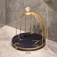 thumbnail image 4 of Cateissary Soporte de tocador cosmético organizador de cuidado de la piel estante de almacenamiento de lavabo estantes de soporte de moda Almacenamiento y organización del hogar Capa única negra, 4 of 6