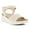 Limestone, variant on ECCO Women's Flowt Wedge Cork Sandal Limestone - 272313-01378  LIMESTONE