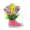 Sweets In Bloom Hippity Hop Sneaker Snacker Pink Easter Candy Bouquet