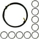 thumbnail image 1 of Bewildely Craft Wires DIY Handicrafts No es fácil de romper Hilo trenzado Buena flexibilidad Líneas de joyería para esculpir Negro Type1 NO1 Bewildely CBP225202, 1 of 6