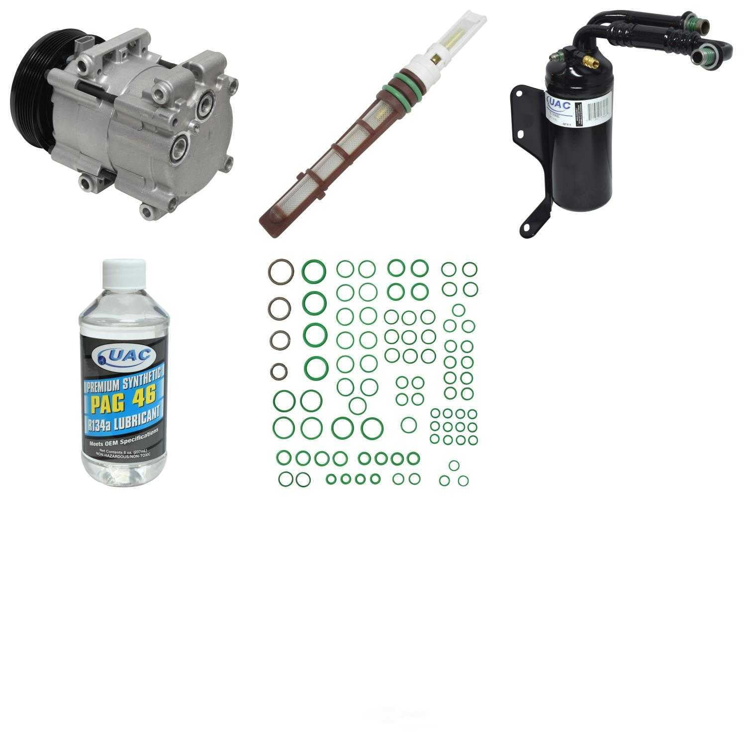 A/C Compressor and Component Kit -- Compressor Replacement Kit Fits select: 1994-1996 FORD ECONOLINE