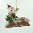 thumbnail image 1 of Deer With Holly Ornament, 1 of 1