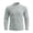 Silver, variant on Antinious Men Long Sleeve Stand Collar Solid Loose Warm Thick Fall Winter Knit Pullover Sweater