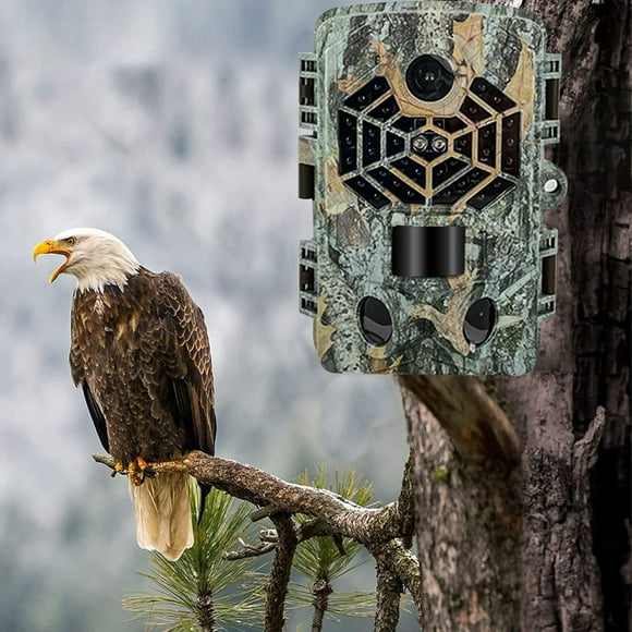 karymi Hunting Camera Game 2160P 32MP Camera With Night Vision Motion Activated IP66 Cam With 850nm Game Cameras And 2.4” LCD Camera Up to 45% off