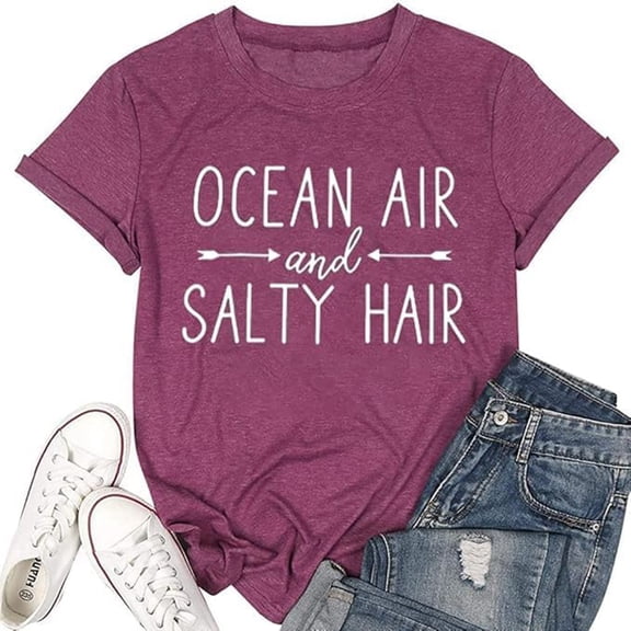 CHENge Womens T-Shirts Scoop Neck Half Sleeve Trendy Loose Fit Tops for Women Plain Color Womens Tops Summer T Shirts Causal Fashion Basic Tee