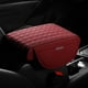 thumbnail image 1 of Almohadilla de cuero para consola central de coche, funda para reposabrazos de coche, alfombrilla para reposabrazos con bolsa de almacenamiento, coderas clásicas personalizadas, almohadillas para braz, 1 of 6
