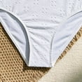 thumbnail image 3 of REDARER Girls Eyelet Ruffle Two-Piece Tankini Swimsuit with High Waist Bottom for Teens,8-9 Years, 3 of 7