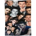thumbnail image 3 of Blanket Channing Tatum Soft and Comfortable Wool Fleece Throw Blankets Gift for Home Decoration Sofa Office car Camping Yoga Travel Home Decoration Cozy Plush Beach, 3 of 5