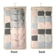 thumbnail image 2 of Bolsa organizadora colgante con 12 + 18 compartimentos para ropa interior y sujetadores, para armario, portátil y plegable., 2 of 5