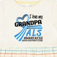 thumbnail image 4 of Inktastic I Love My Grandpa ALS Awareness Support, Care, Cure Girls Baby Dress, 4 of 5