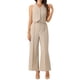 thumbnail image 1 of INSPIRAR CHIC Conjunto de Dos Piezas Casual Sin Mangas Top Corto Cuello en V Pantalones de Pierna Ancha XS Albaricoque, 1 of 6