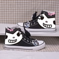 thumbnail image 1 of Zapatos altos suaves de Hello Kitty para niñas, zapatillas de lona con dibujos animados de Anime, a la moda, combinan con todo, para estudiantes, 1 of 4