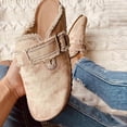 thumbnail image 1 of Women's Mules Casual Flats Shoes with Buckle Design Fashion Printing for Summer, 1 of 2