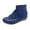 Dark Blue, variant on Women Classic Fringe Studded Boots Suede Tassel Cowboys Round Toe Flat Booties Retro Low Heel Fashion Casual Western Outdoor Short Boots