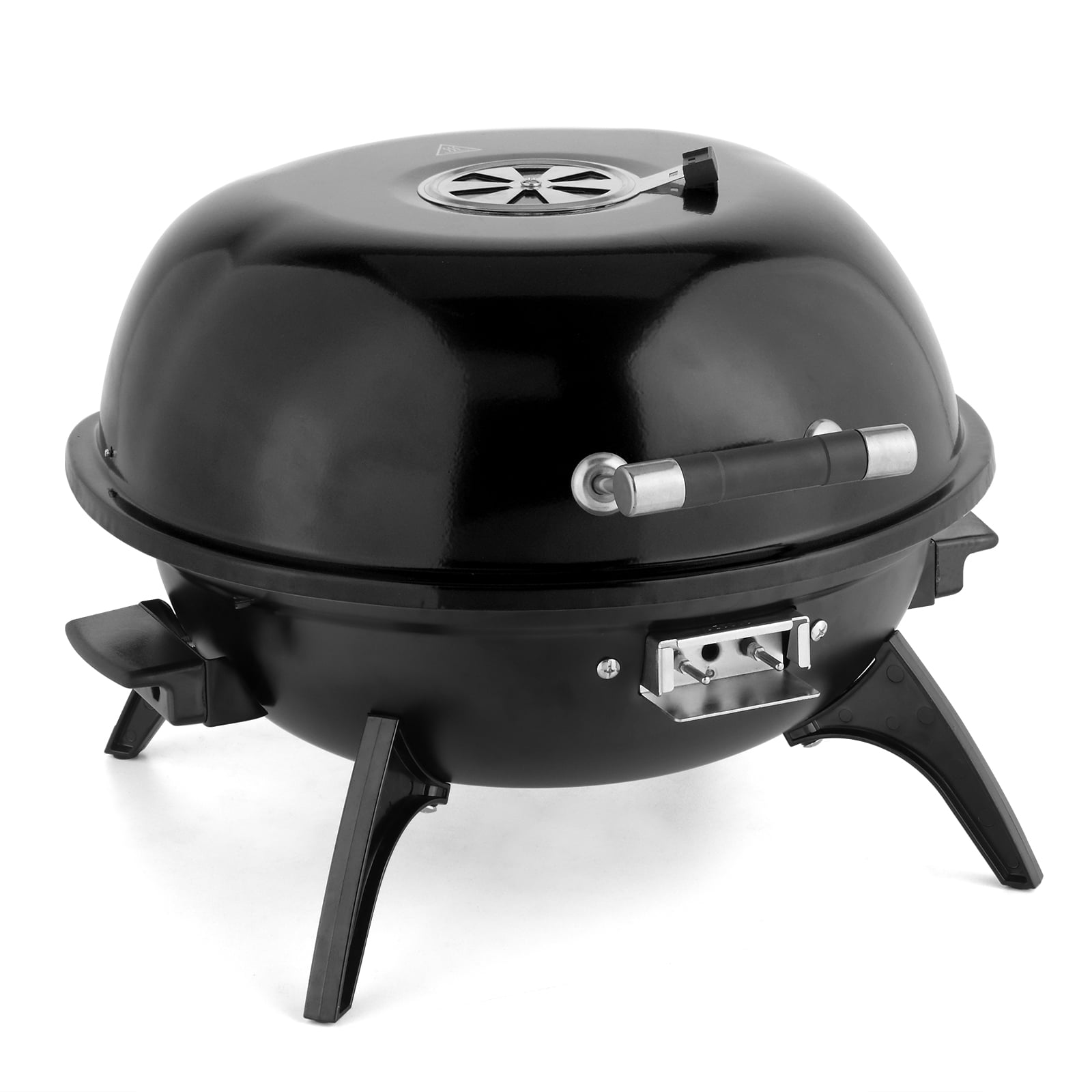Ktaxon Electric Grill Smoker 1600W Outdoor/Indoor Grill with Removable Non-Stick Warming Rack,Black