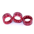 thumbnail image 2 of Xotic Tech 3x AC Climate Control Radio Volume Knob Red Ring Covers Trim for 2013-up Subaru Subaru BRZ GT86 FT86 FR-S, 2 of 6