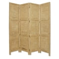 thumbnail image 2 of 1" x 76" x 84" Yellow Wood Screen, 2 of 3