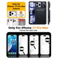thumbnail image 2 of Funda BSNRM Resistente para iPhone 17 Pro Max con Cartera y Bloqueo RFID, 2 of 9