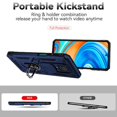 thumbnail image 3 of Estuche GANGXUN para Xiaomi Redmi Note 9 Pro, soporte giratorio 360°, estilo mecánico y magnético, 3 of 5