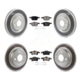 thumbnail image 1 of Transit Auto Front Rear Coated Disc Brake Rotors and Ceramic Pads Kit for Car 2018-2021 Ford EcoSport FWD KGT-102122, 1 of 11