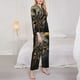 thumbnail image 3 of Balery Noble Style Bald Eagle Conjunto de Pijama con Estampado para Mujer, Conjunto de Dos Piezas con Manga Larga, Ropa de Dormir Suave con Bolsillos, Pijamas Cómodos-X-Large, 3 of 7