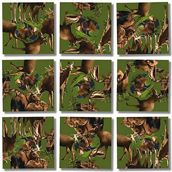 Scramble Squares Puzzle Moose!