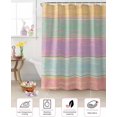thumbnail image 5 of Easter Shower Curtain Spring Color Wooden Shower Curtains for Bathroom Decor Farmhouse Wood Plank Bath Curtains Sets for Spring Easter Bathroom Decor Fabric Waterproof Standard 72" X 72", 5 of 6