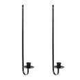 thumbnail image 2 of Dserhfy 2 Pcs Metal Candle Holder Wall Decor Candle Sconce Holder Modern Wall Mount Tapered Candles Holders for Fireplace Living Room Farmhouse, 2 of 8