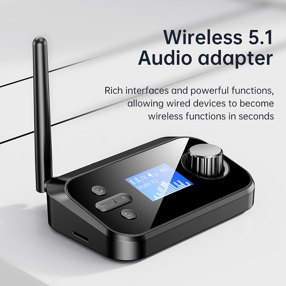 Kizocay FM Bluetooth Transmitter for car, Bluetooth Car Adapter