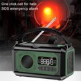 thumbnail image 6 of H17 hand-cranked generator radio compass flashlight solar power bank outdoor field lighting emergency light, 6 of 9