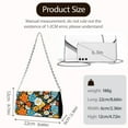 thumbnail image 7 of Xixirimido Women Evening Bags Formal Clutch Purses for Wedding Party Prom Leather Clutches Envelope Handbags with Shoulder Strap, Colorful Hippie Daisy Flower, 7 of 7