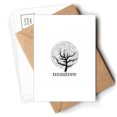 thumbnail image 1 of Music Trees Flourish Art Deco  Fashion Postcards Envelopes Blank Note Cards Mailing, 1 of 4