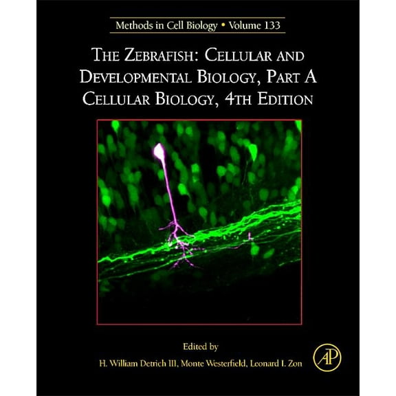 Methods in Cell Biology The Zebrafish: Cellular and Developmental Biology, Part a Cellular Biology: Volume 133, Book 133, (Hardcover)