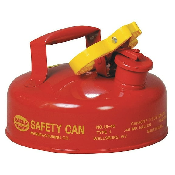 Eagle Mfg Type I Safety Can, Steel, Red UI4S