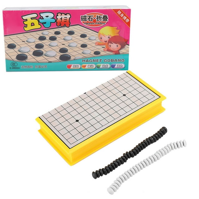 Juego de ajedrez Niños Educativo Interacción entre padres e hijos Juguete de ajedrez magnético de escritorio (Gobang)