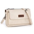 thumbnail image 1 of Cartera bandolera Wrangler WG119-2061TN para mujer, color beige, 1 of 7