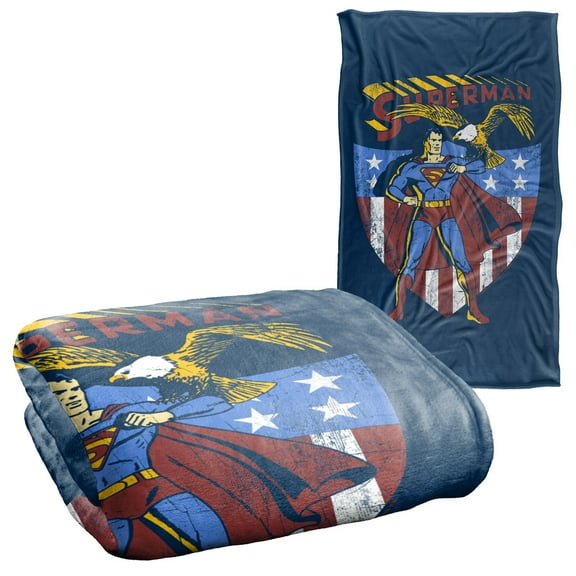 Superman All American Silky Touch Super Soft Throw Blanket 36" x 58"