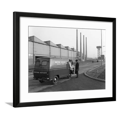 Morris J4 Van At The Park Gate Iron And Steel Company Rotherham