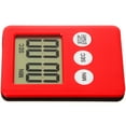 thumbnail image 3 of WSTEER Red Plastic Kitchen Timer for Cooking, Baking, and Precise Time Management with Easy-to-Use Stopwatch Function, 3 of 5