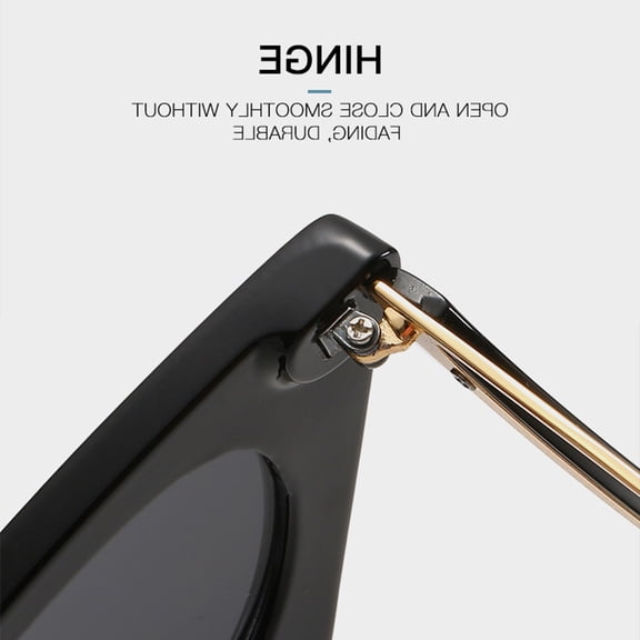 YUYUETIME 1Pc Black Cat Eye Sunglasses Creative Nonslip Design for Cycling and Outdoor Use