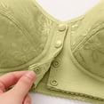 thumbnail image 5 of Tosmy Women's Bras Ladies Casual Button Down Breathable Top Bra Underwear No Underwire Gathering Comfortable, 5 of 5