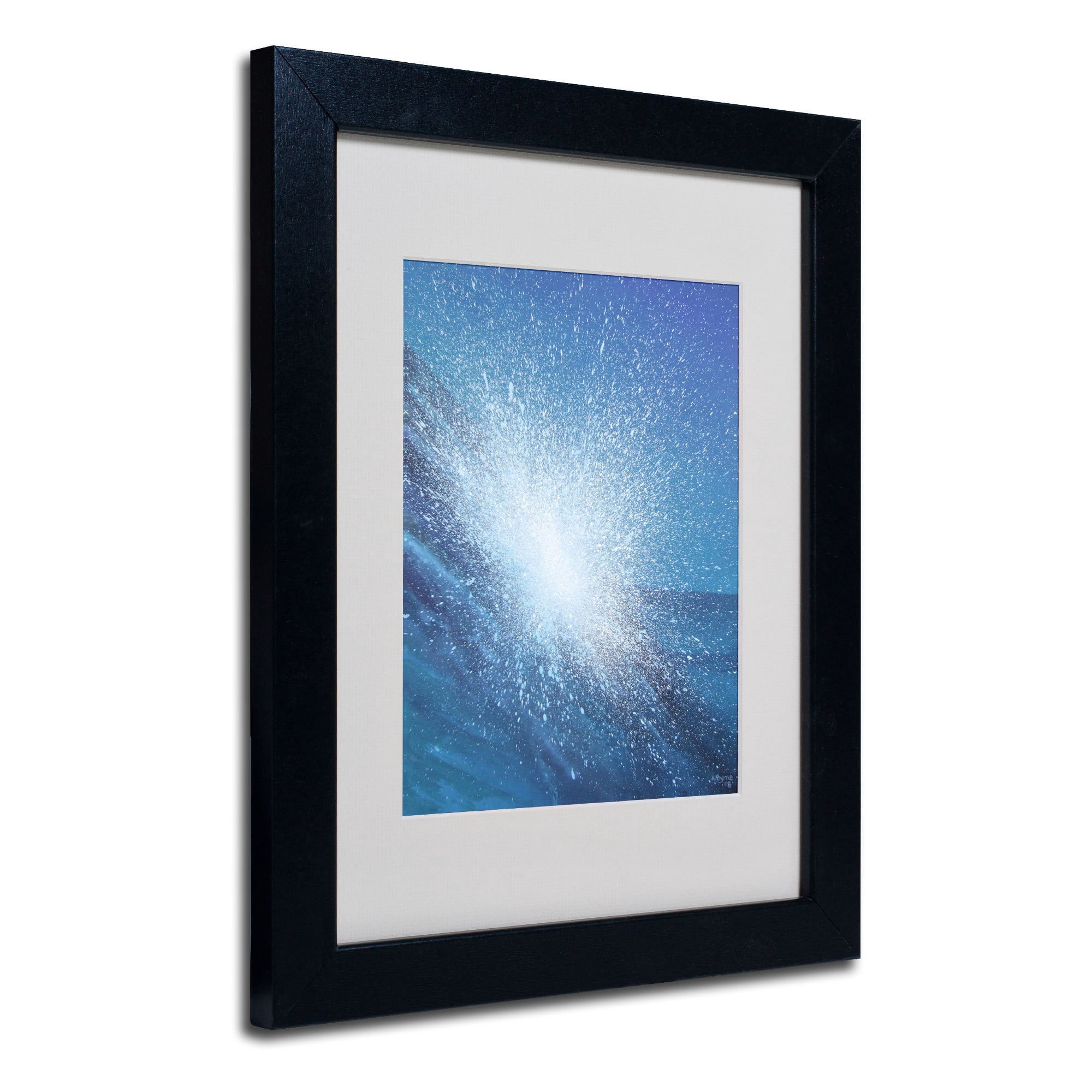Trademark Fine Art "Sea Picture VI, 2008" Matted Framed Art by Alan Byrne, Wood Frame