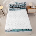 thumbnail image 4 of Homewish Rustic Cabin Camper Zipper Twin Comforter Sets with Fitted Sheet and 2 Pillowcases,Camping Adventure Theme Zipper Bedding Set For Kids Boys,Reversible,4-Piece, 4 of 7