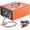 Red, variant on PCP Air Compressor, Portable 4500Psi / 30Mpa Pump, Supports 12V DC or 110V / 220V AC, Oil/Water-Free(Manual-Stop)