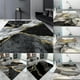 thumbnail image 2 of Alfombra antideslizante de mármol negro y dorado para sala de estar, decoración de lujo de estilo europeo, alfombra para pasillo, baño, puerta de entrada de casa, 2 of 5