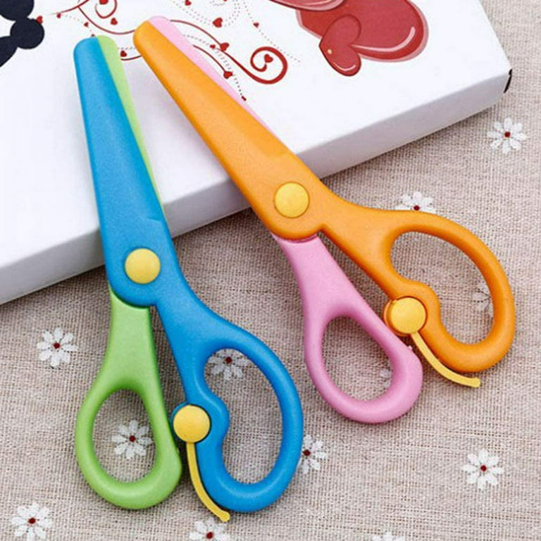 amassan Plastic Safety Scissors, Toddlers Training Scissors, Pre