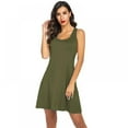 thumbnail image 1 of Womens Chemise Sleepwear Full Slips Nightgown Cotton Jersey Lingerie, 1 of 4