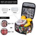thumbnail image 4 of Bolsa de almuerzo My Hero Academia, linda bolsa de almuerzo con aislamiento, contenedor de almuerzo reutilizable, bolsa de almuerzo térmica, bolsa de mano para picnic, viajes al aire libre, 4 of 5