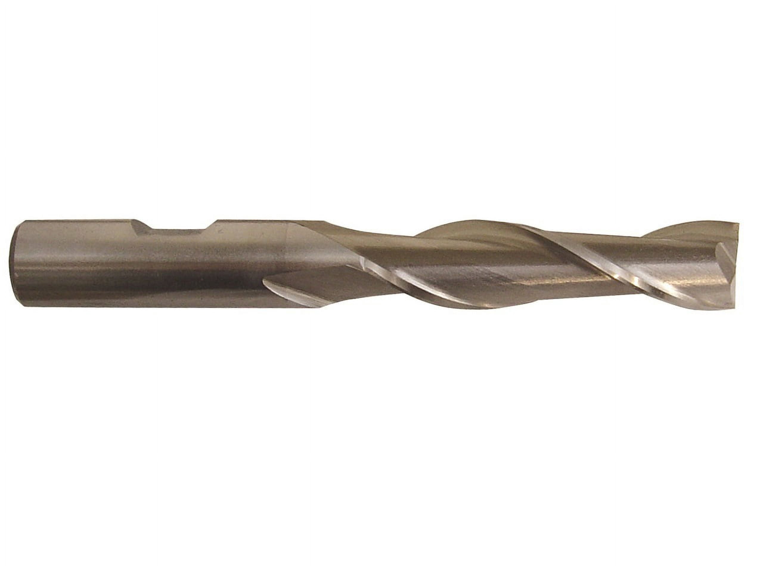 5.00mm HSS 2 Flute Single End End Mill, Qualtech, DWC5MM-2FSE