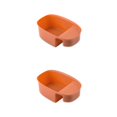 thumbnail image 3 of serony Kitchen Sinks Drain Waste Basket Baskets Storage Rack Large Capacity Strainer Gadget for Cleaning Tools Toiletries Orange 2Set, 3 of 6
